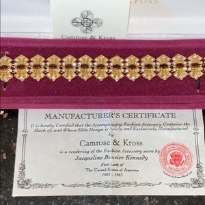 Camrose & Kross JBK Citrine & Crystal Bracelet